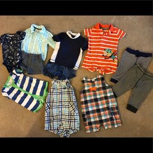 Boys 6-9 month summer outfits